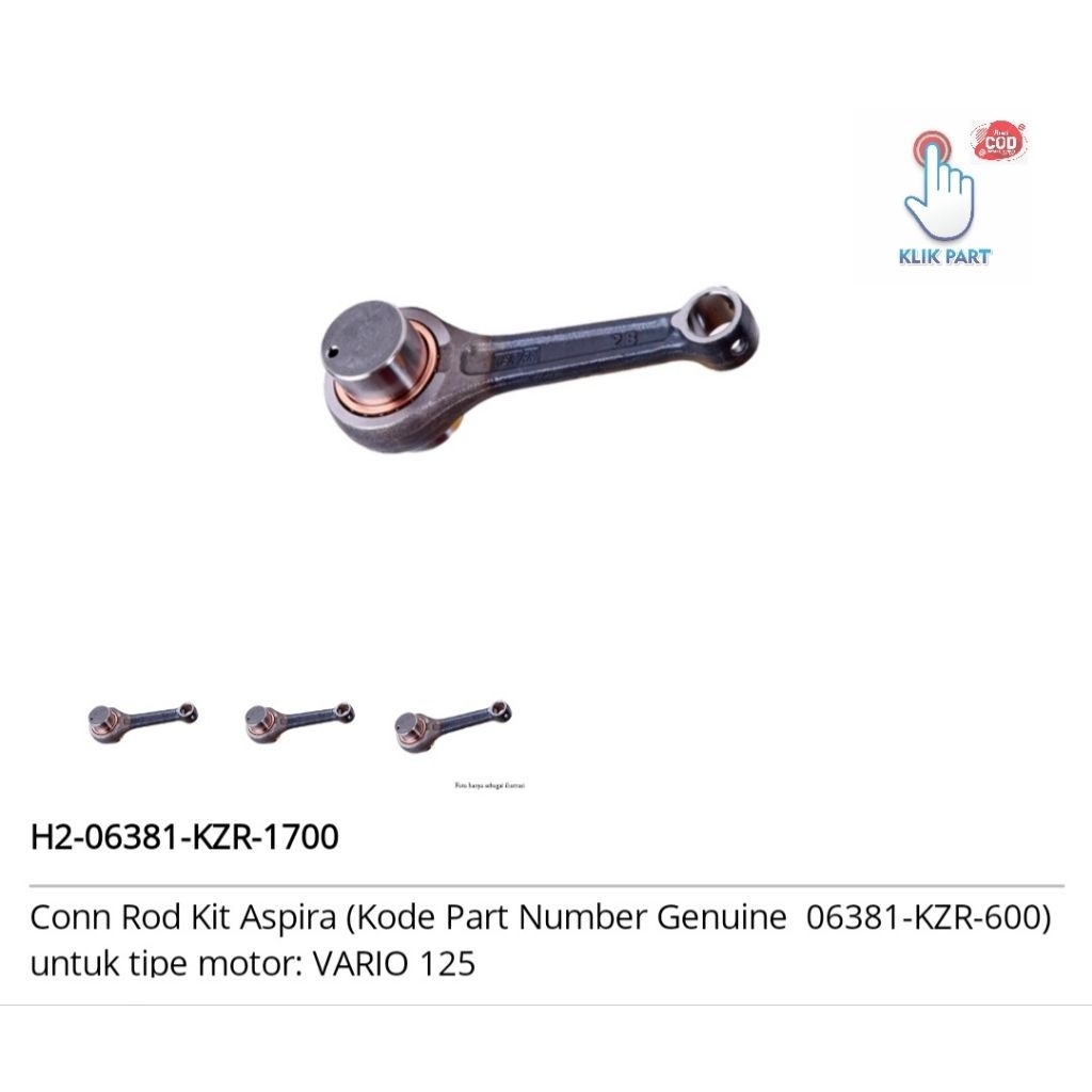 H2-06381-KZR-1700 stang seher aspira vario techno 125