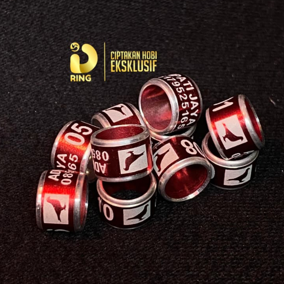 ID RING ~ Custome Ring Burung Model MK Silver Model Blok Logo Saja | Burung Merpati, Murai dll