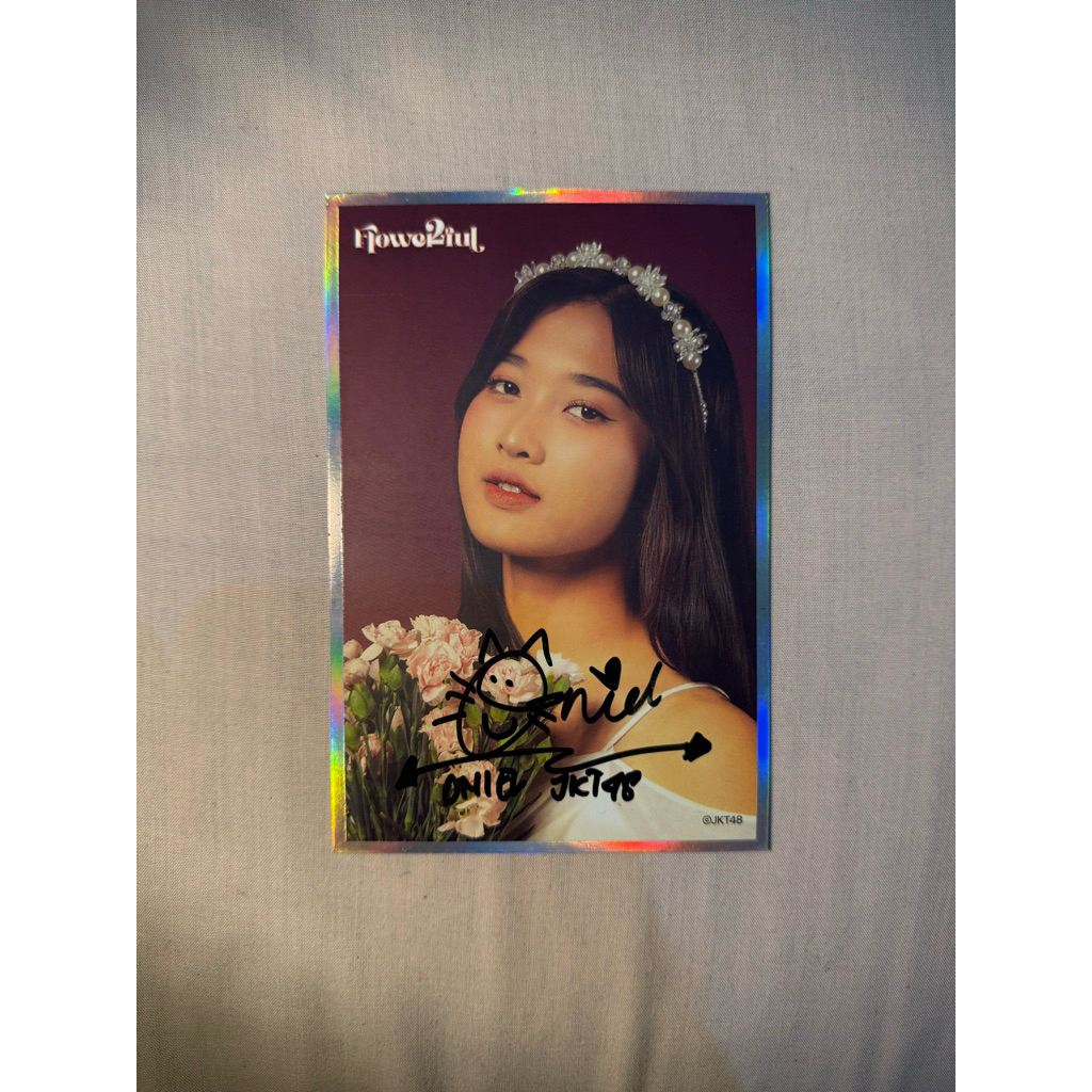 Photoprint Oniel JKT48 flowerful benefit rose