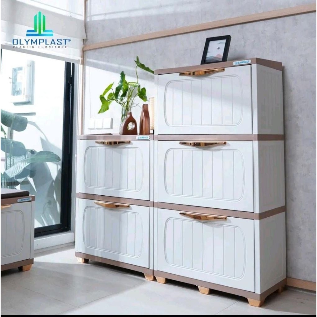 Olymplast - SRO 2SW dan 3SW Lemari Sepatu Olymplast