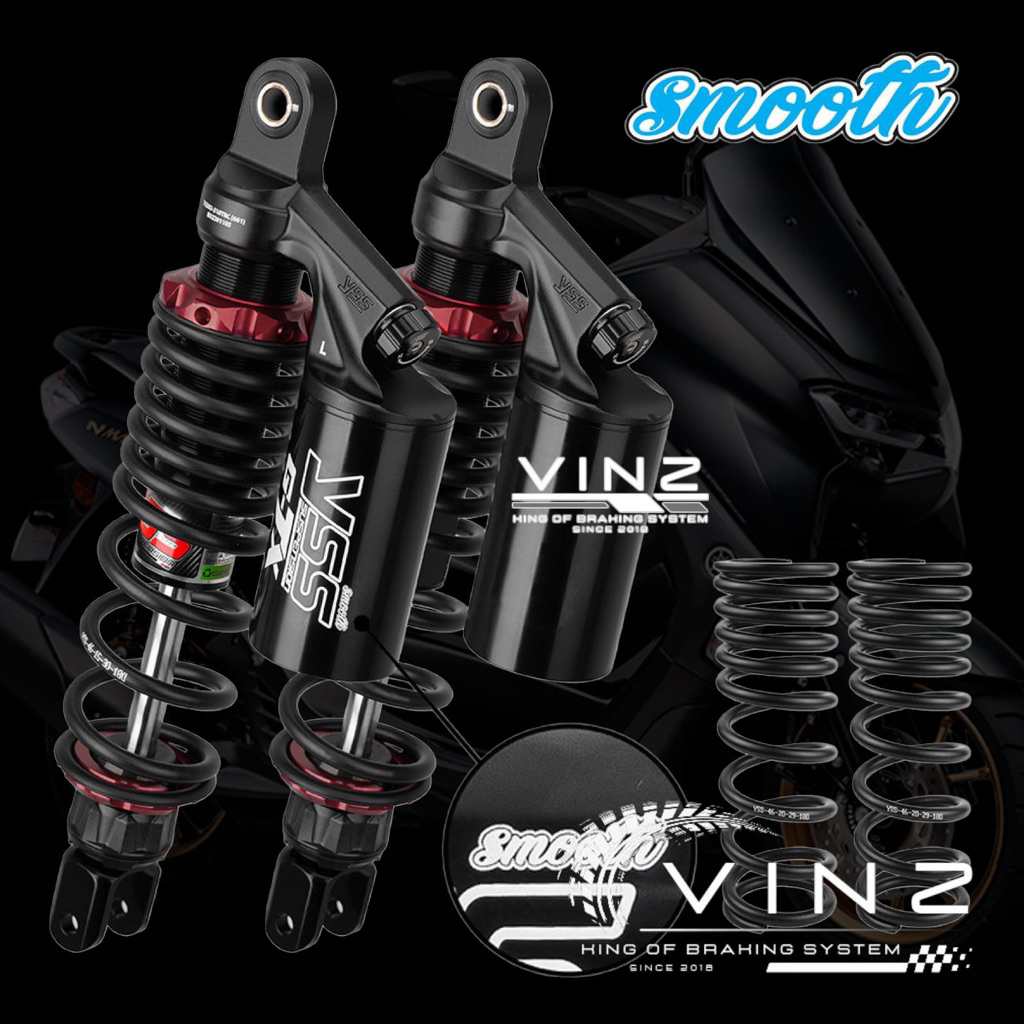 Shock YSS GTX Smooth All New Nmax // 310 MM // Shock YSS Nmax New G-TX Black Series // Original By Y