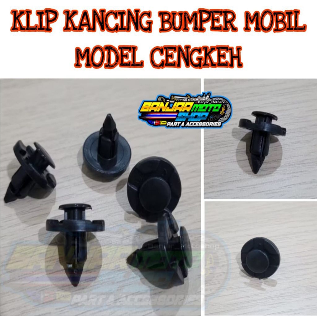 KLIP KANCING RIVET BUMPER MOBIL MODEL CENGKEH / KLIP KANCING BUMPER LINER FENDER