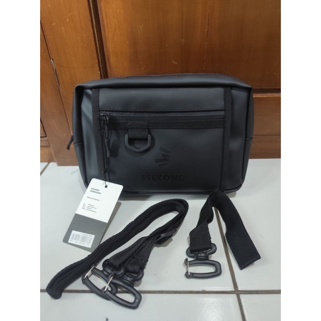 Tas Selempang 3second Hitam new