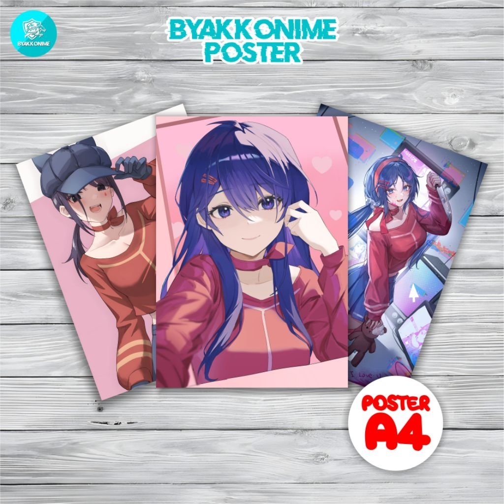 Poster Anime MISIDE Ukuran A4 HD Quality | Poster Mita Miside