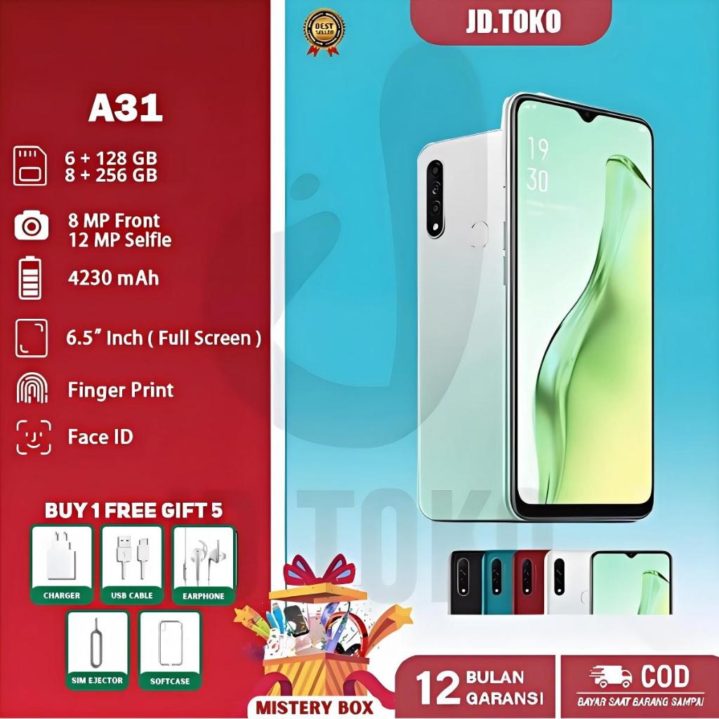 New HP OPPO A31 Ram 8/256 GB Smartphone Garansi 1 Tahun Grosir