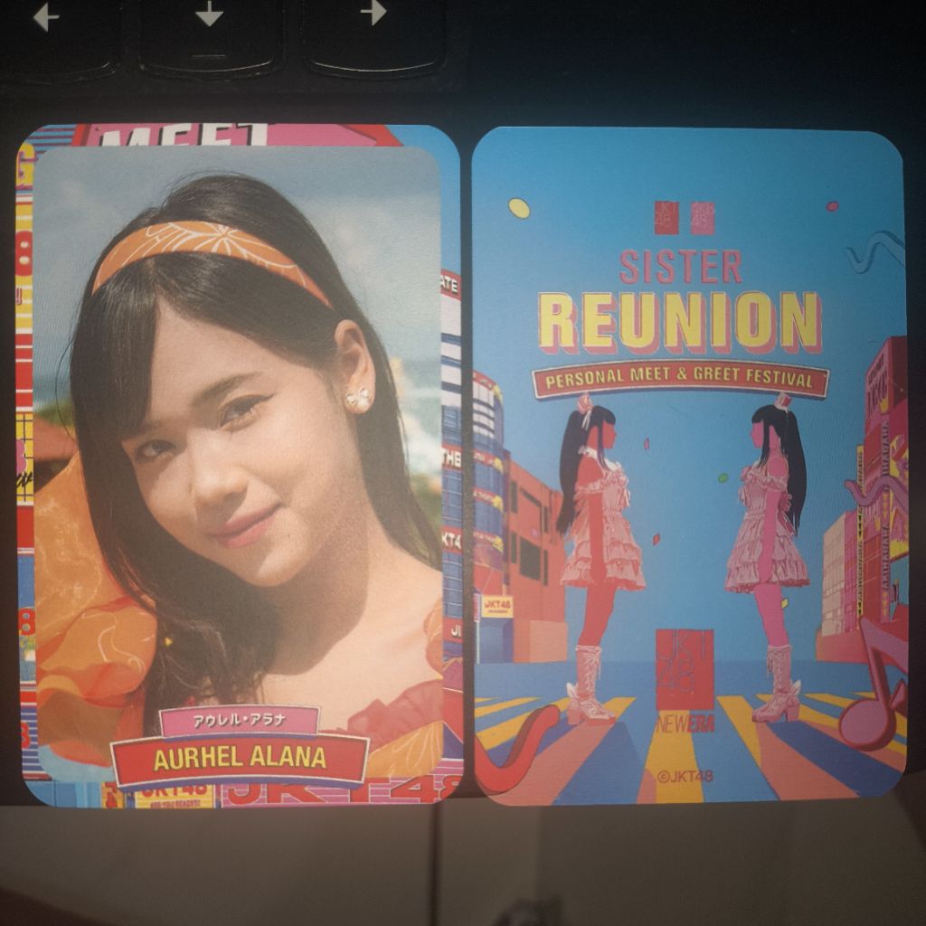 Photocard Sister Reunion Aurhel Alana JKT48 - PC Oh My Pumpkin Lana JKT48