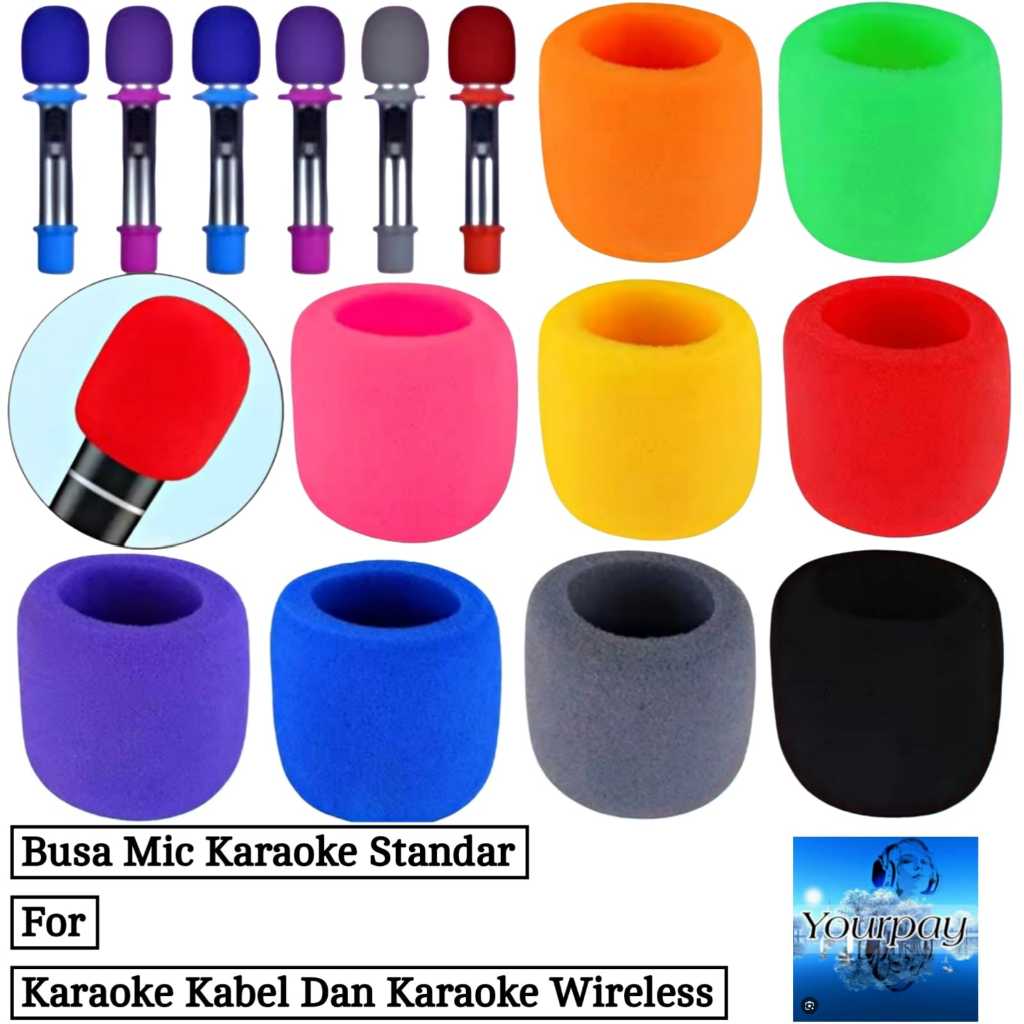 Busa Microphone Karaoke - Busa Mic Karaoke Wireless - Sarung Cover Penutup Mic