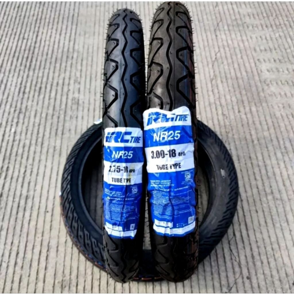 ban luar tubles ring 18 Thunder,RxKing,ninja dll merk IRC ukuran 2.75-18 & 3.00-18 sepasang/satuan