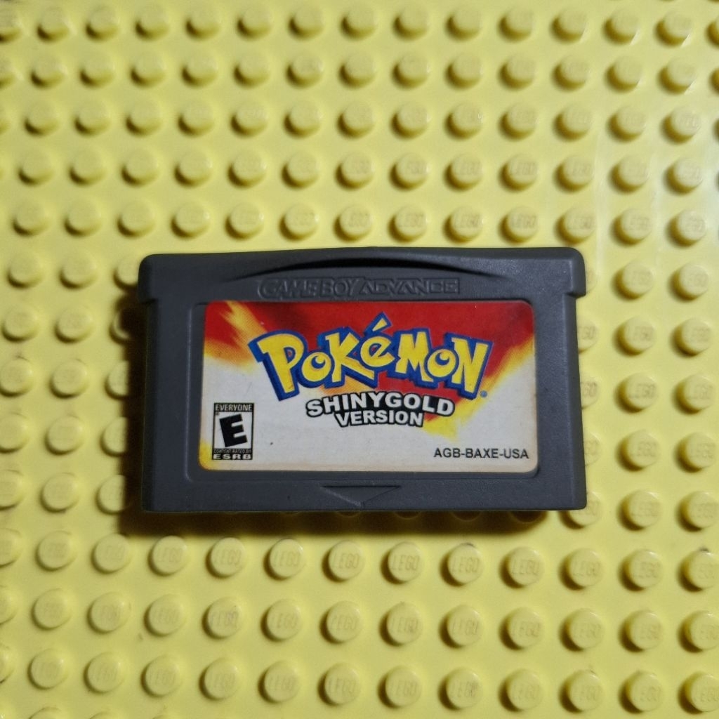 Kaset Gameboy Advance Pokemon Shiny Gold Version Second