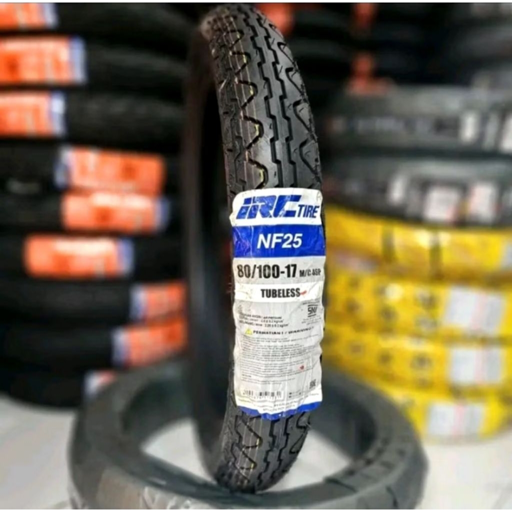 Ban tubles ring 17 merk IRC ukuran 80/100-17