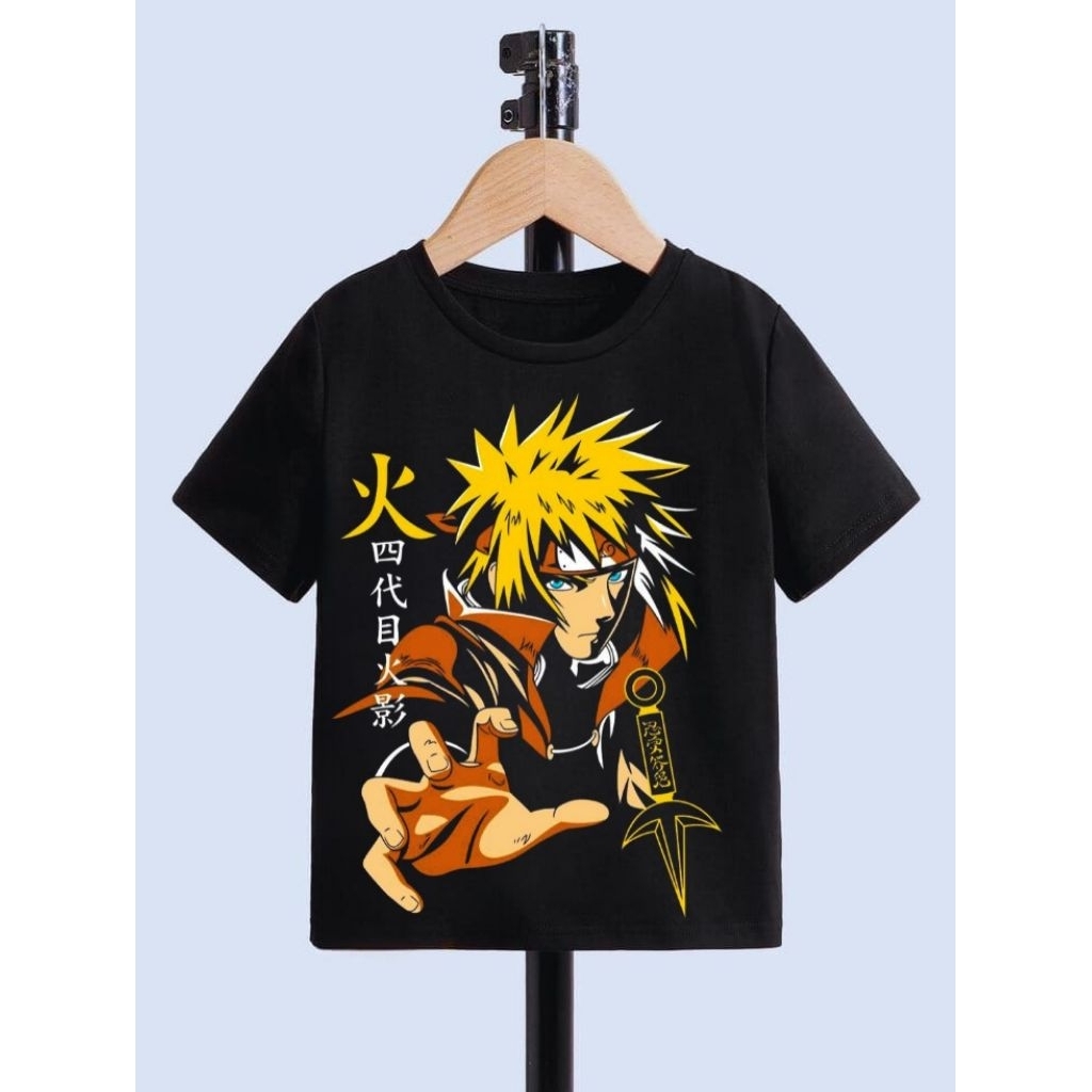 baju distro kaos anak motip anime minato