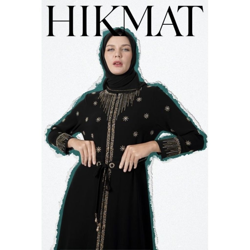 Abaya HIKMAT A3099 Hitam SALE
