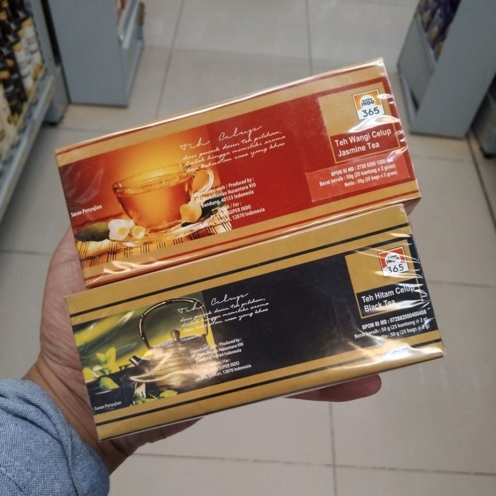 365 TEH WANGI CELUP (JASMINE, BLACK & GREEN TEA) 50 gram | Teh Hijau, Teh Jasmine & Teh Hitam Super 