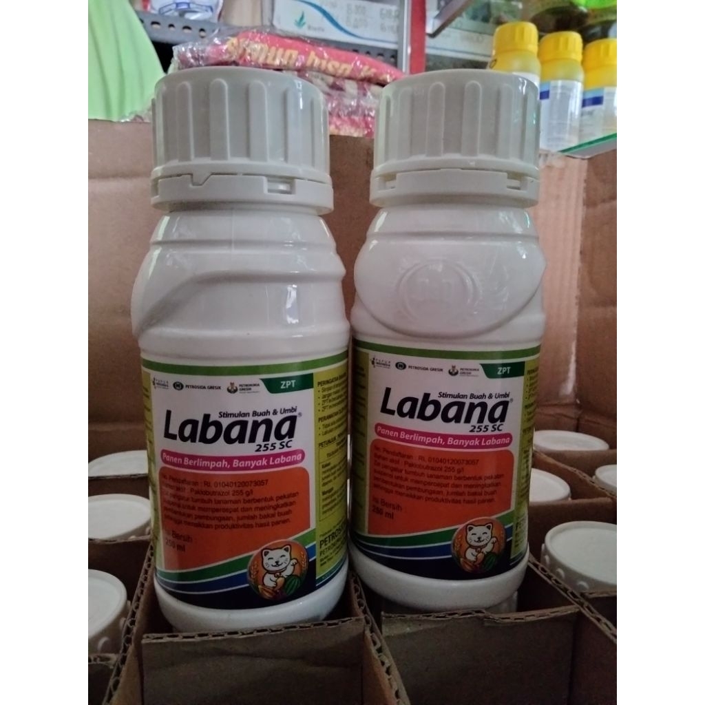 LABANA 255SC ZPT paklobutrazol zat pengatur tumbuh mangga dan tanaman kemasan 250ml
