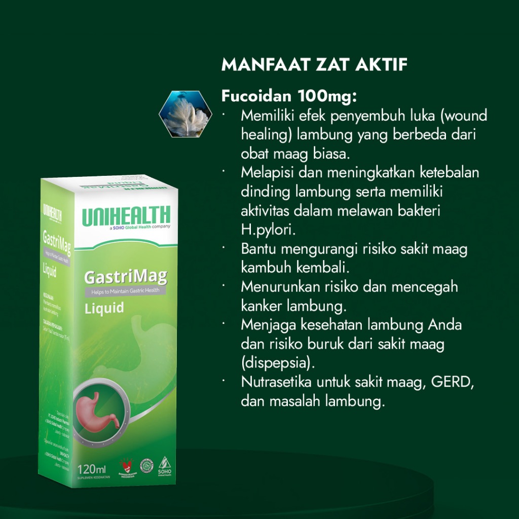 Gastrimag Liquid - Untuk sakit Mag Menahun 120 ml - UNIHEALTH