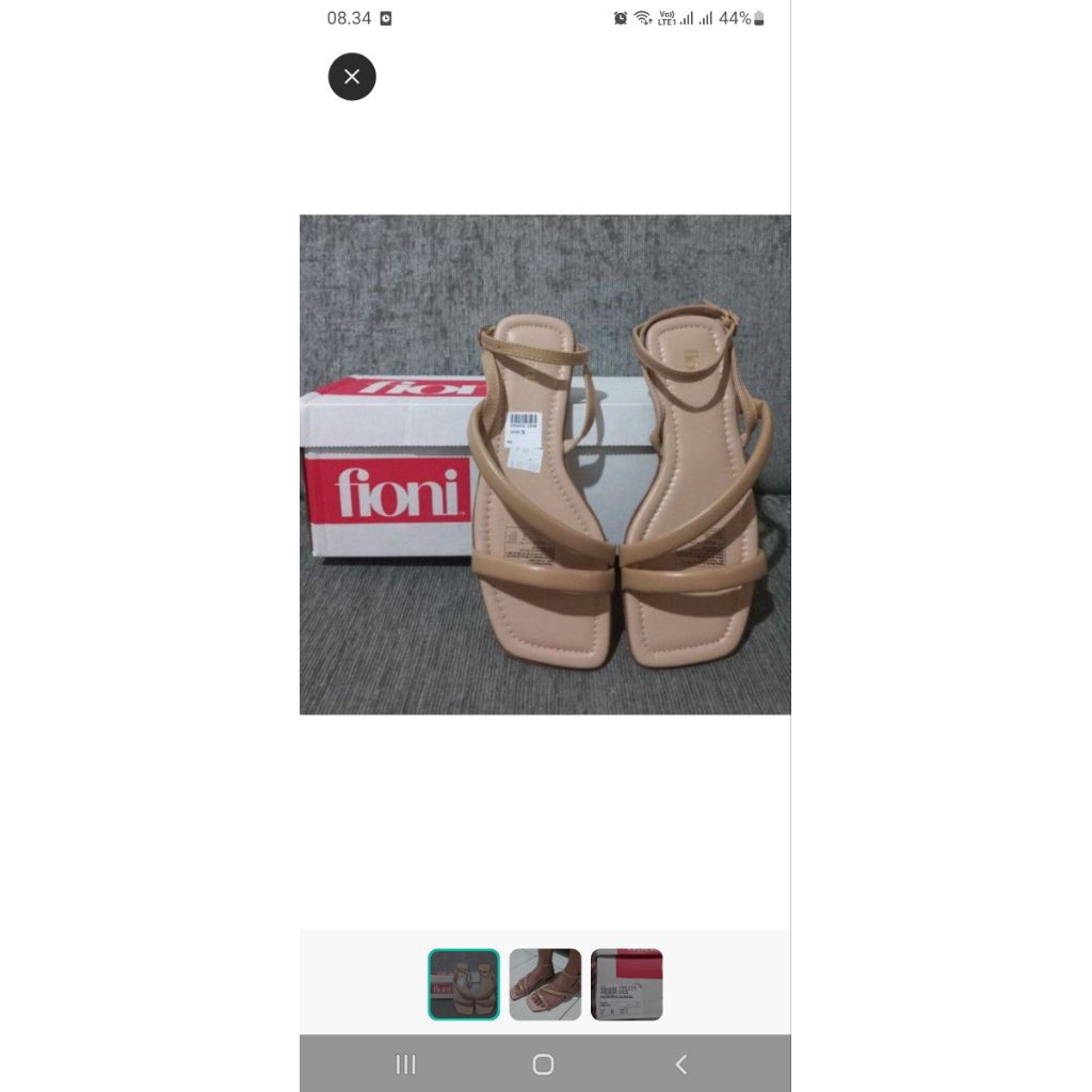 sandal tali fioni preloved