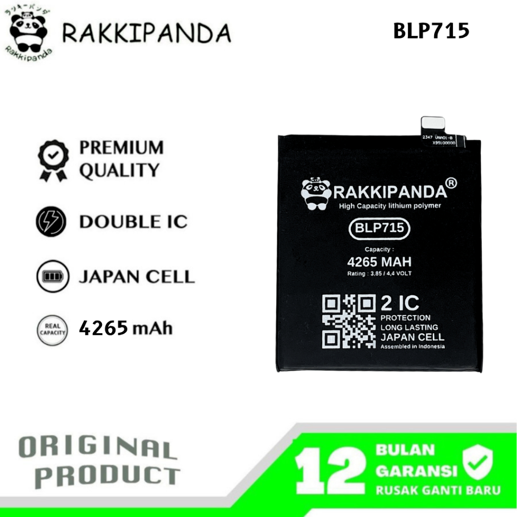 RakkiPanda - BLP715 K3 / Realme X Batre Batrai Baterai