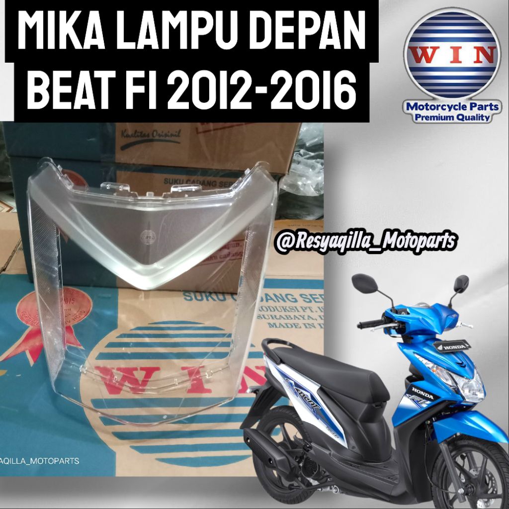 WIN - MIKA LAMPU DEPAN BEAT FI 2012-2016 II MIKA LAMPU BEAT FI IIMIKA LAMPU DEPAN HONDA BEAT