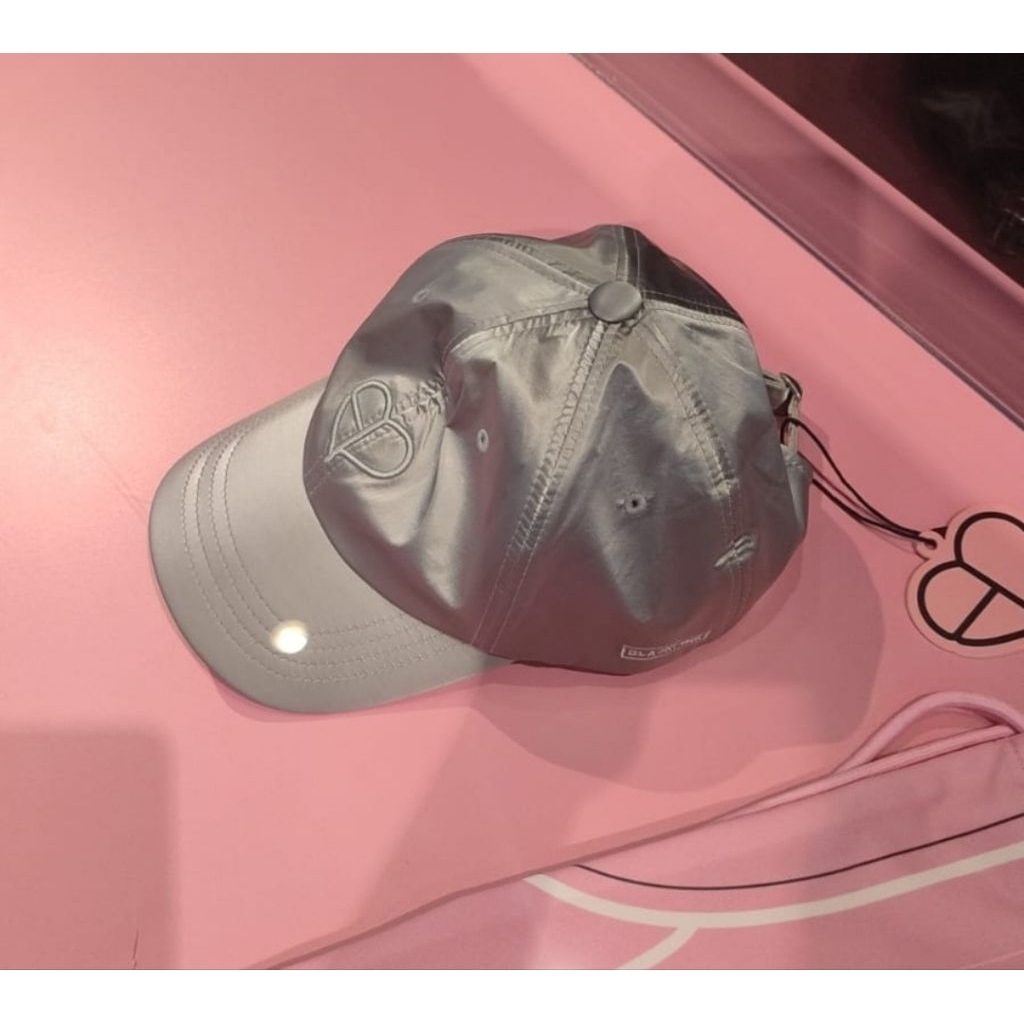 Topi Blackpink Silver Love Original