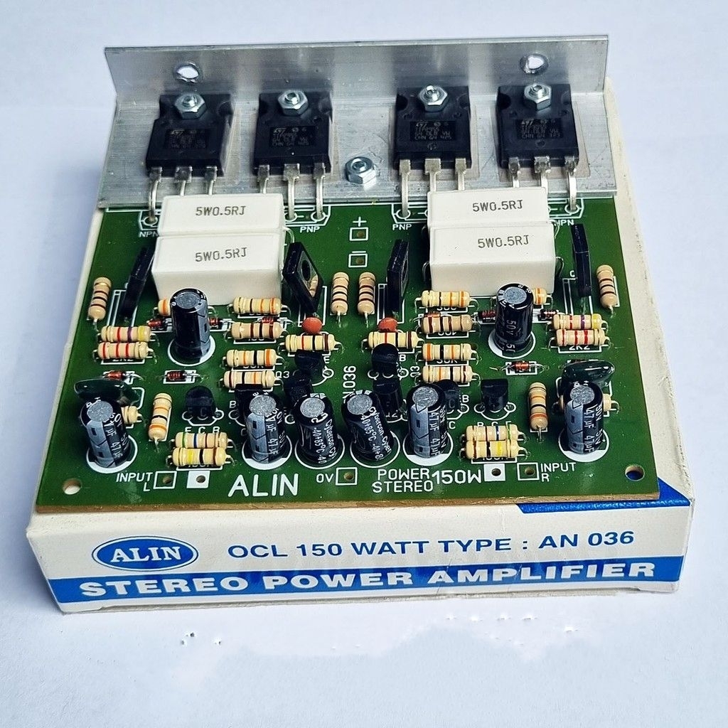 Start kit power amplifier amplifier 150W Watt Stereo OCL transistor Alin AN036