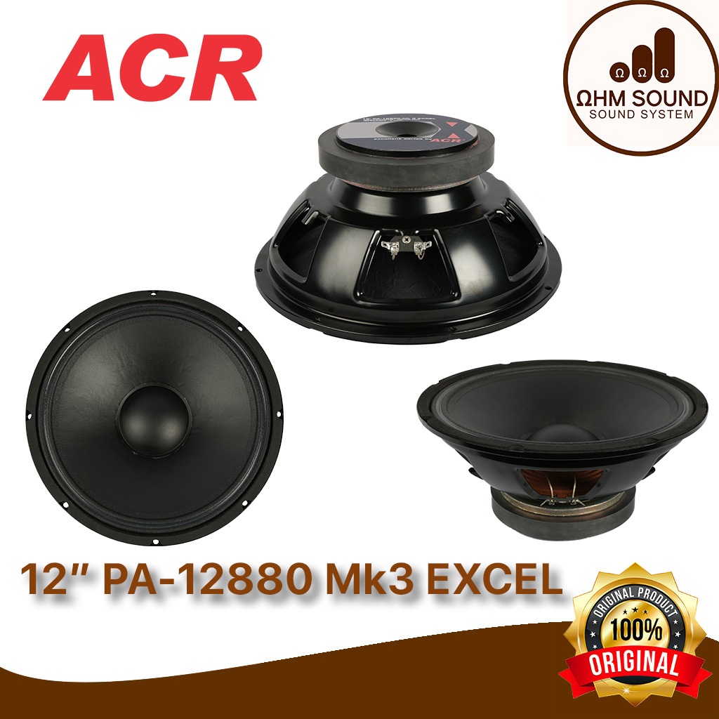 PROMO Speaker ACR 12" PA-12880 Mk3 Excel ACR SPEAKER 12inch PA 12880 MK3 EXCEL ORIGINAL