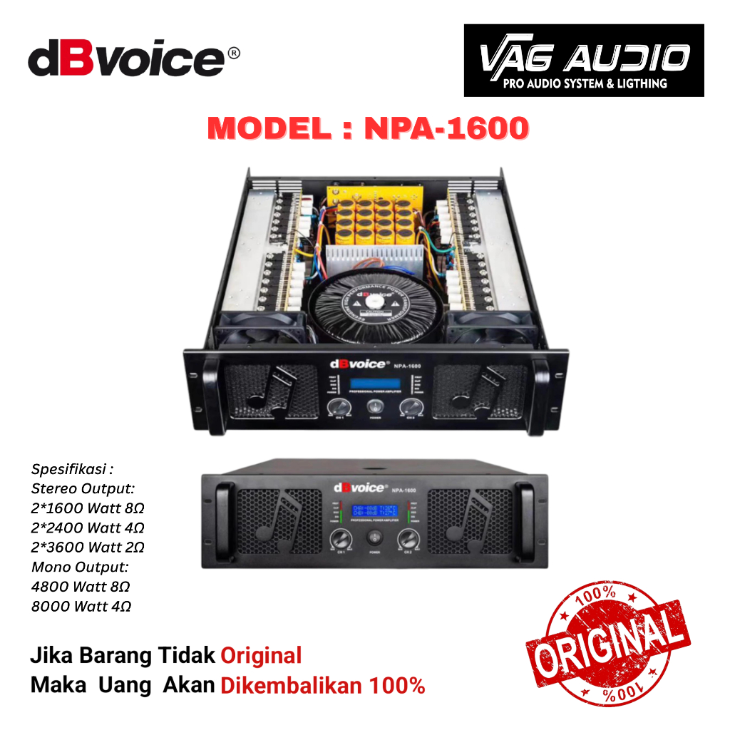 POWER DB VOICE NPA 1600