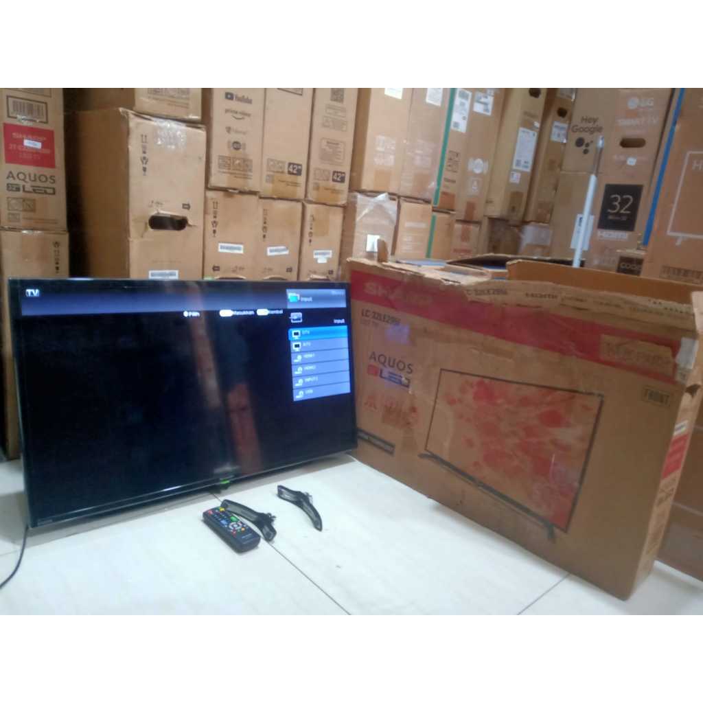 TV LED SHARP DIGITAL 32 INC KONDISI BEKAS MASIH SEGEL (5671R)