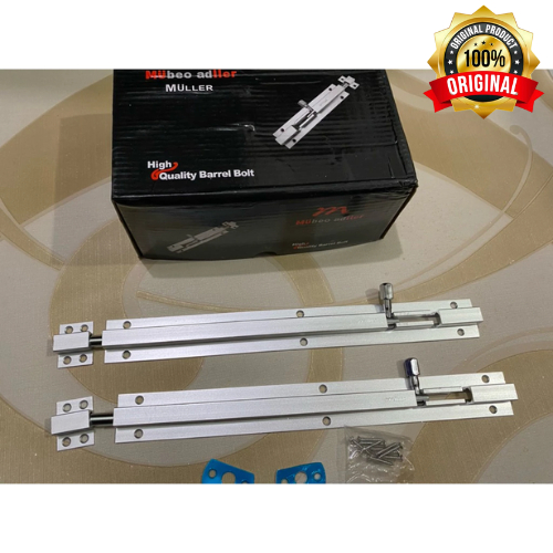 MULLER - Grendel Pintu al 12sn | Pintu Slot Panjang Alumunium Top Kunci