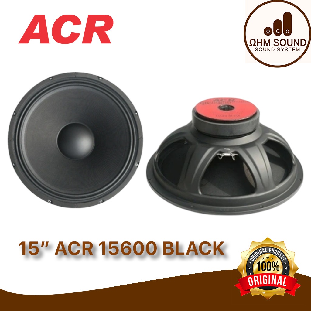PROMO Speaker ACR 15" 15600 BLACK ACR SPEAKER 15inch 15600-BLACK ORIGINAL