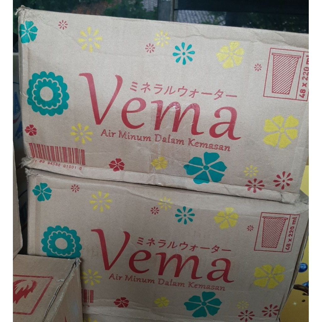 Vema Air Minum Gelas 1 Dus (220 ml x 48)