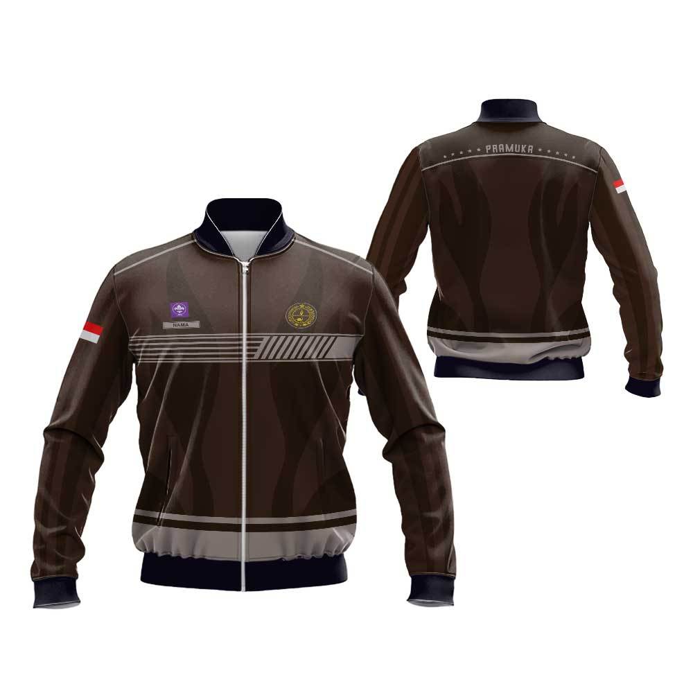 Jaket Bomber Pramuka Seragam Kegiatan Sekolah Keren dan Rapi