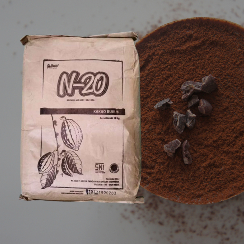 Cocoa Powder Parrot N-20 Coklat Bubuk Serbaguna Ekonomis - Neutral Flavor 10 Kg