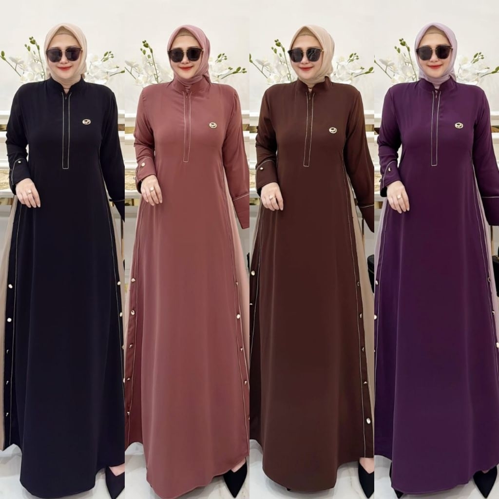 KRISSAN DRESS by nasya original/gamis nasya/gamis viral/gamis elegant/gamis simpel mewwah