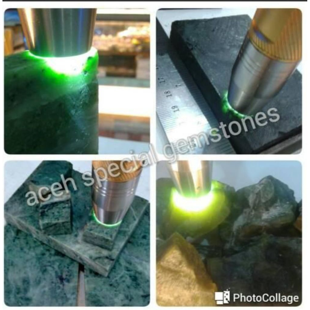 bongkahan batu akik black jade super giok aceh natural tebaik