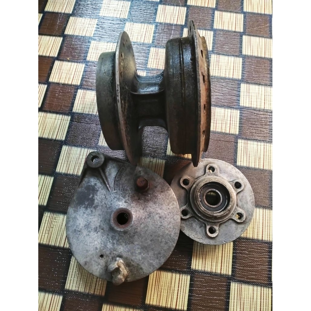 TROMOL BELAKANG KAWASAKI KE125 ORIGINAL