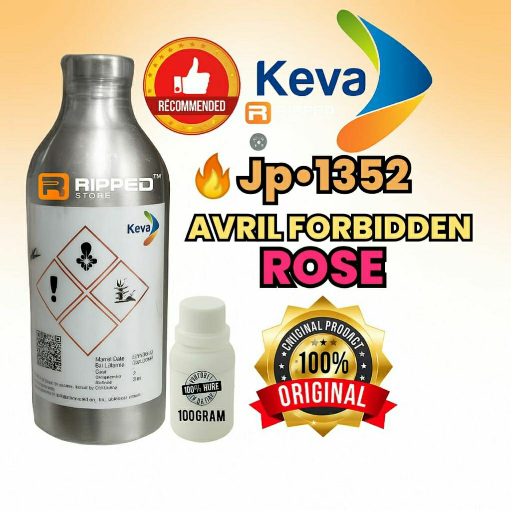 (100ml) bibit parfum murni Avril forbidden rose by keva original
