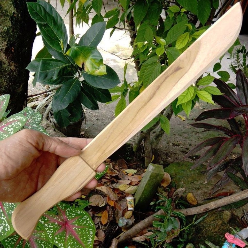 GOLOK 45 CM-GOLOK IPSI POLOS-GOLOK KAYU-GOLOK MAINAN-GOLOK PERAGA SILAT