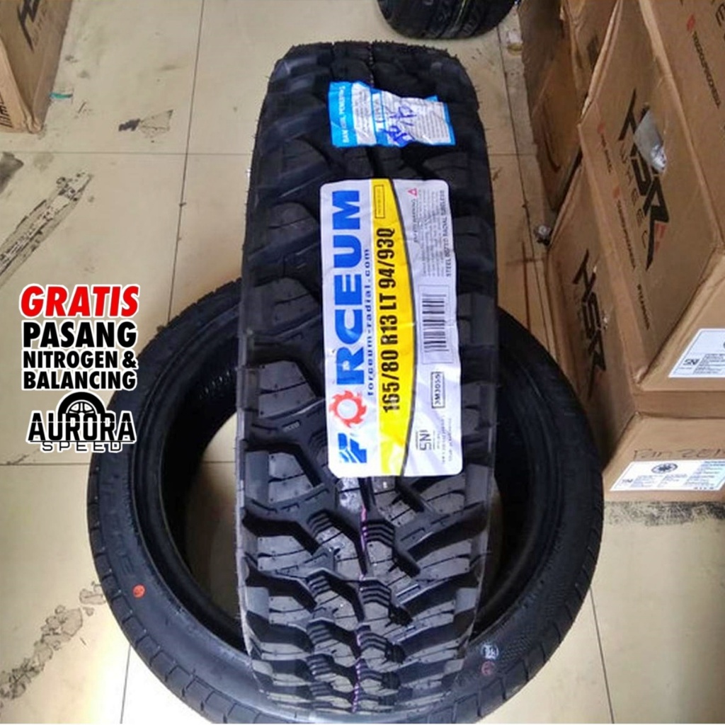 Ban mobil offroad Forceum M/T 08 PLUS 165/80 R13 ban pacul ring 13 tubles
