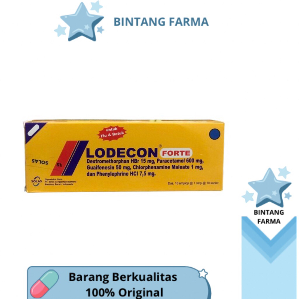 Lodecon forte tablet perbox
