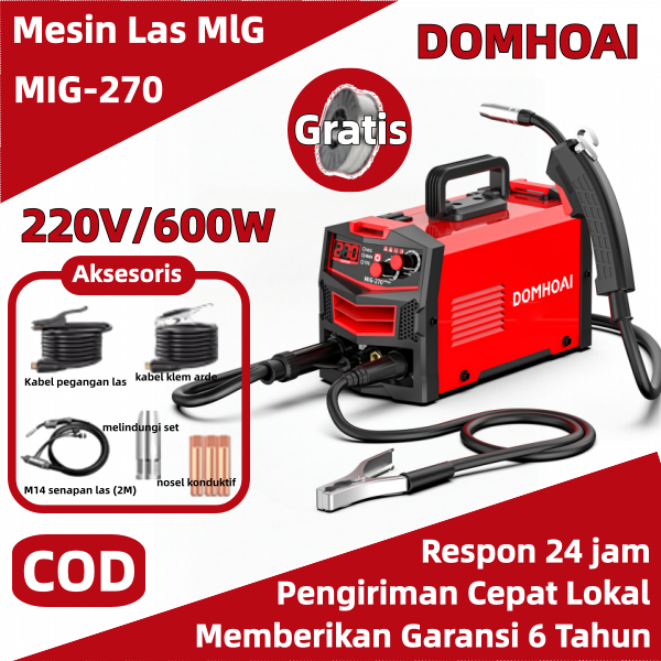DOMHOAI  mesin las laser welding 3 in 1 MIG-270 Mesin Las Inverter Welding Machine mesin lasmesin la