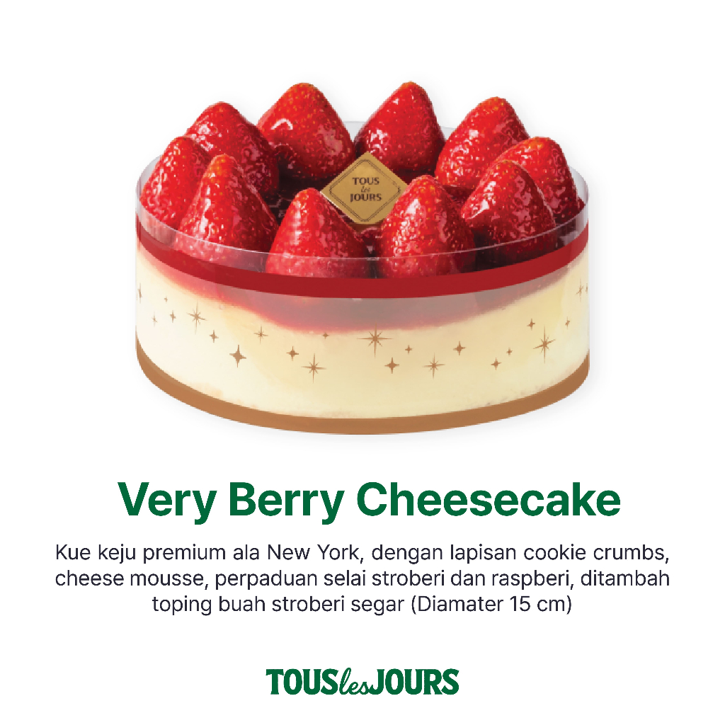 TOUS les JOURS - Very Berry Cheese Cake