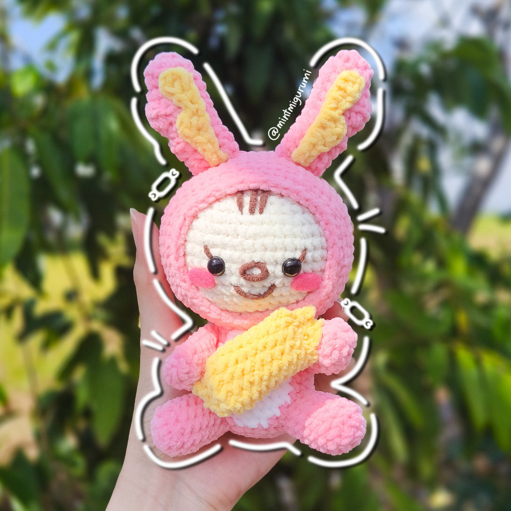 Miniteen Toram SVT / Kelinci / KPOP - Amigurumi / Boneka Rajut