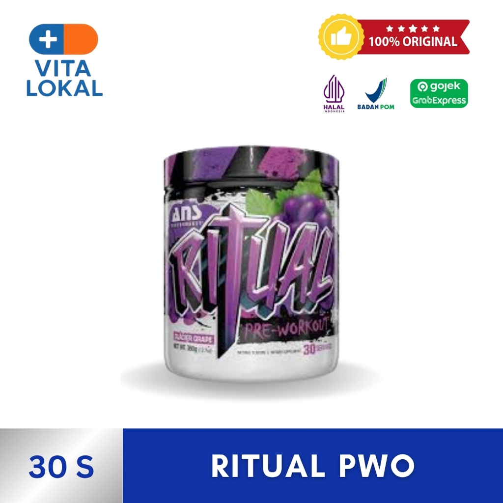ANS Ritual Preworkout 30 Serving Energi & Fokus