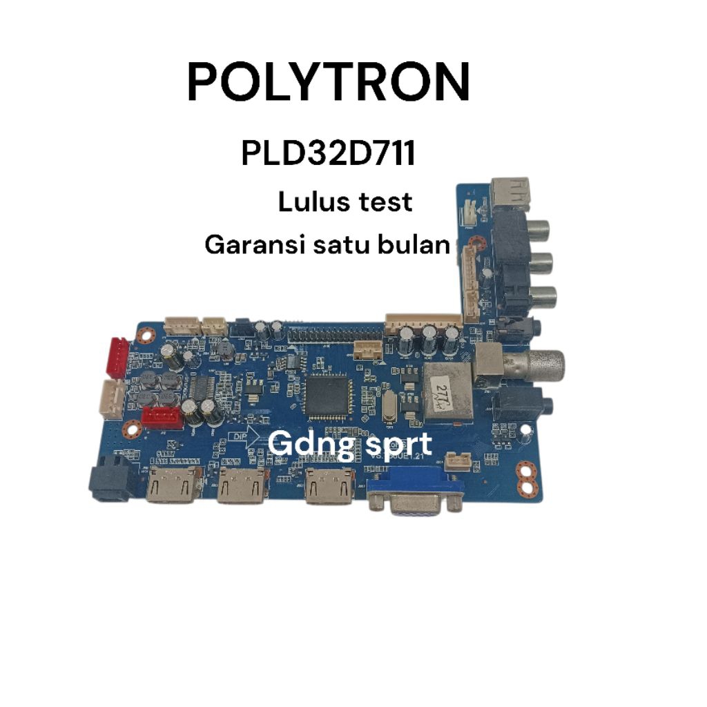 Mb Polytron pld32d711 pld 32d711 mainboard mesin tv