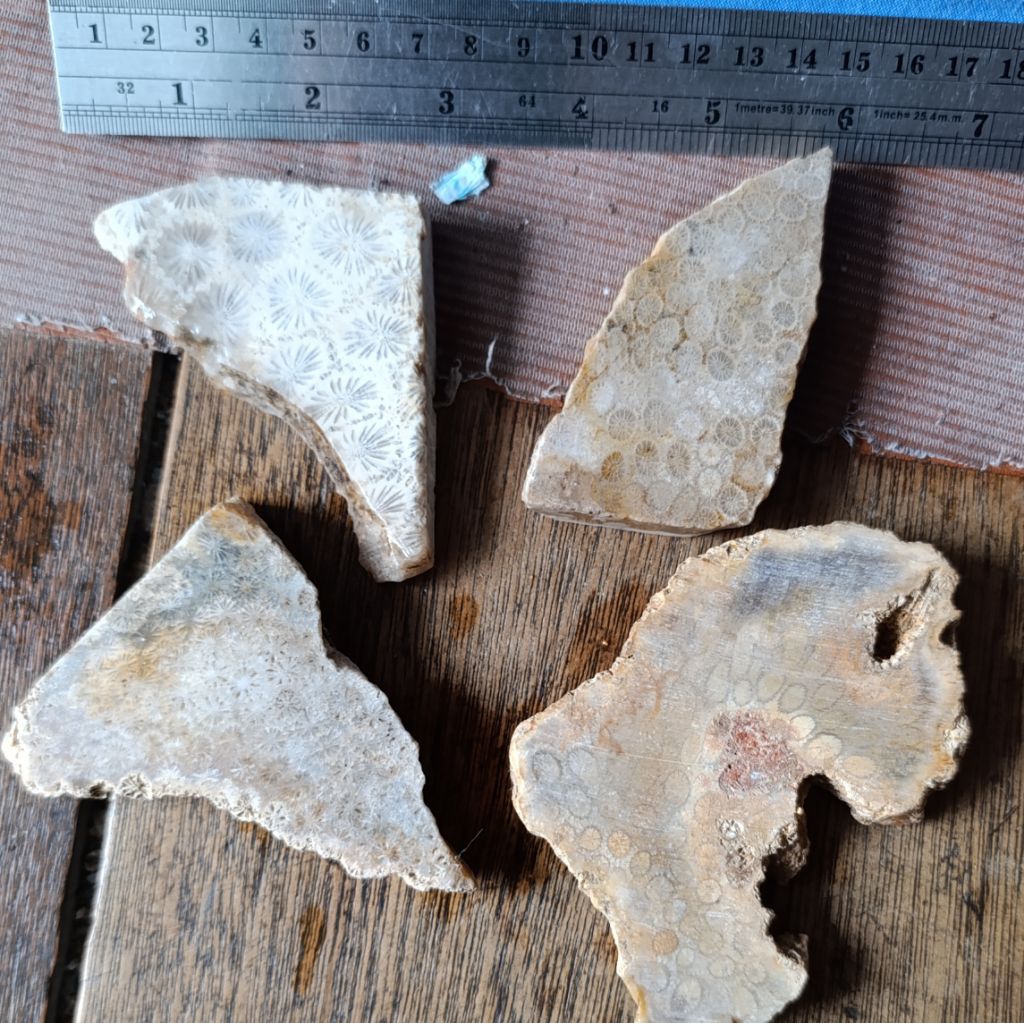 RS 32 Batu Akik Motif Teratai Lempengan Besar untuk koleksi, bahan mata cincin liontin dll