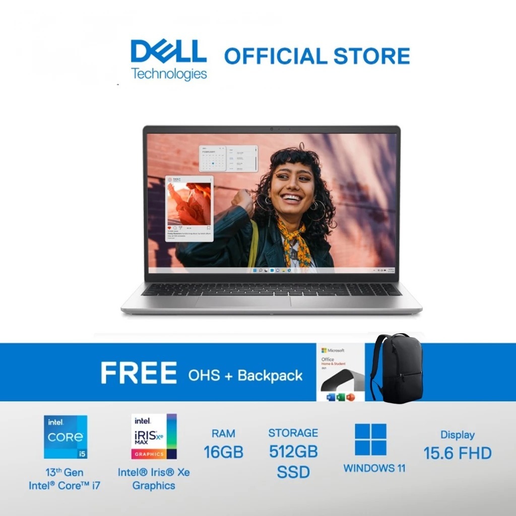 DELL Inspiron 3530 [i7-1355U/16GB RAM/512GB SSD/W11]