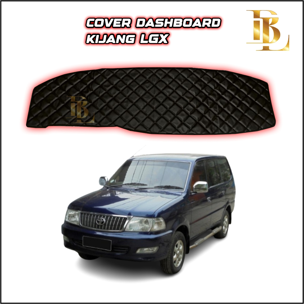 NR-Cover Alas Dashboard Mobil Kijang LGX Bahan Kulit Premium