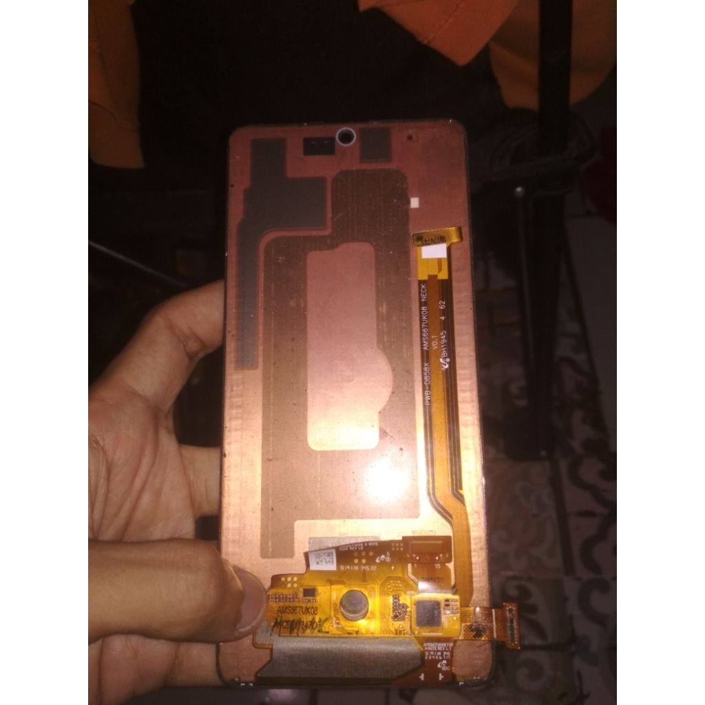 lcd Samsung note 10 lite copotan minus mati