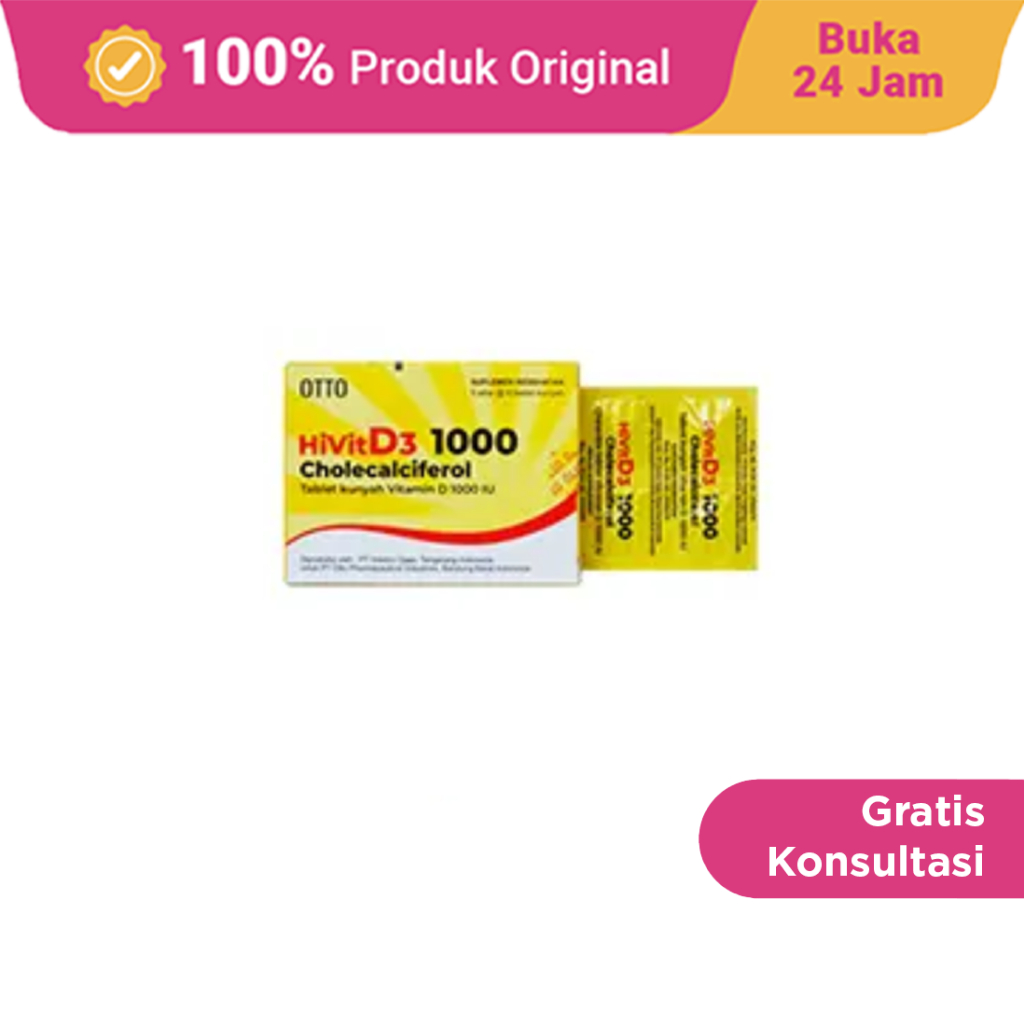 HiVit Vitamin D3 1000 IU 6 Tablet