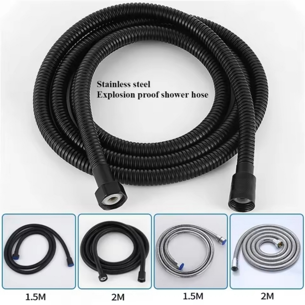 MH - Selang Shower Mandi Flexible Hose 1,5m / 2m Selang Jet Shower
